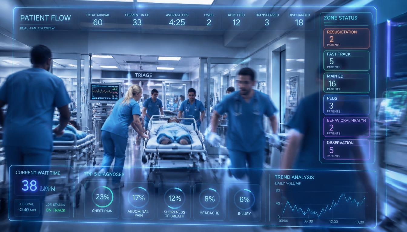 Emergency Department Software: Reducing Wait Times and Improving Patient Flow